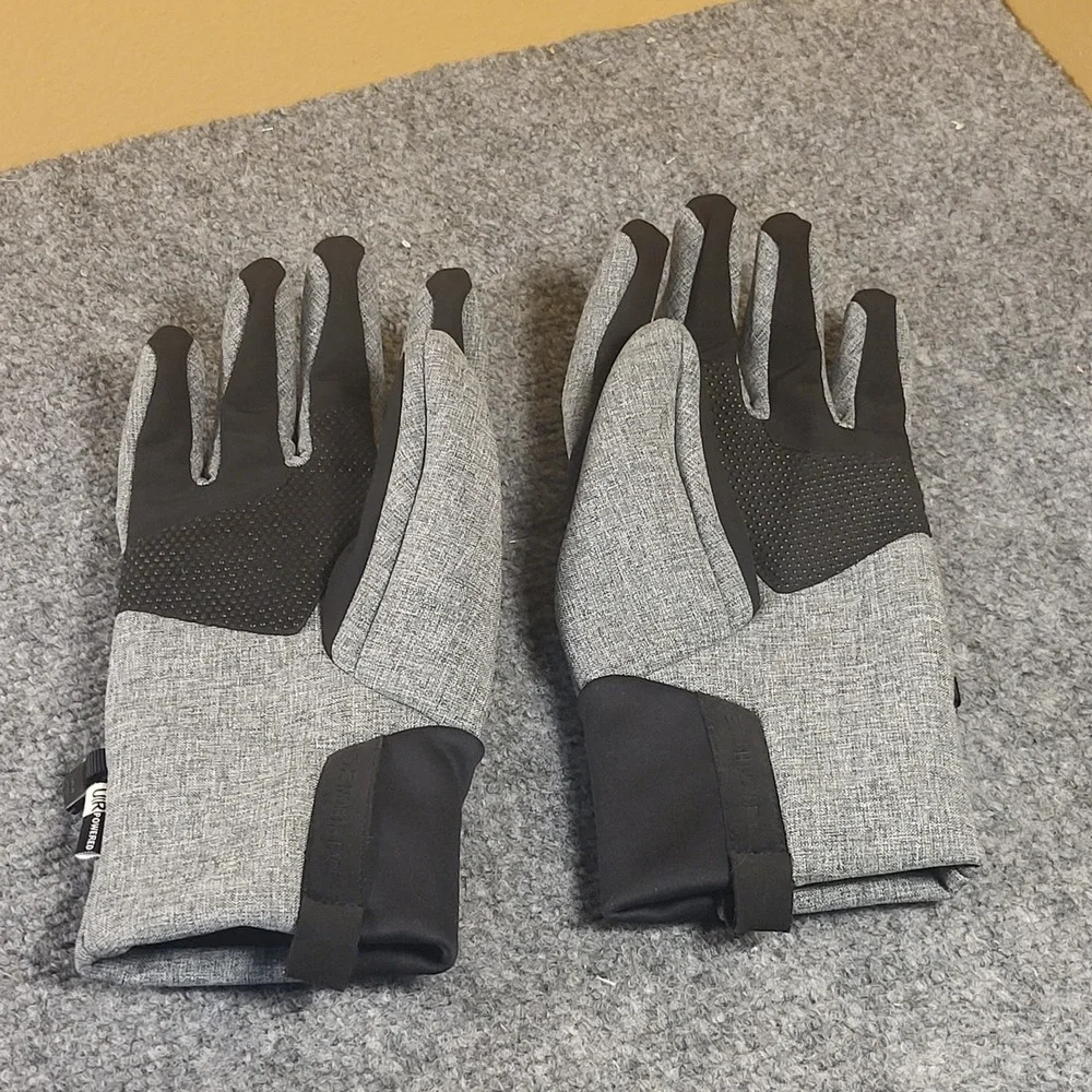 The North Face Men's Apex Etip Insulated Etip Gray Gloves Size Medium